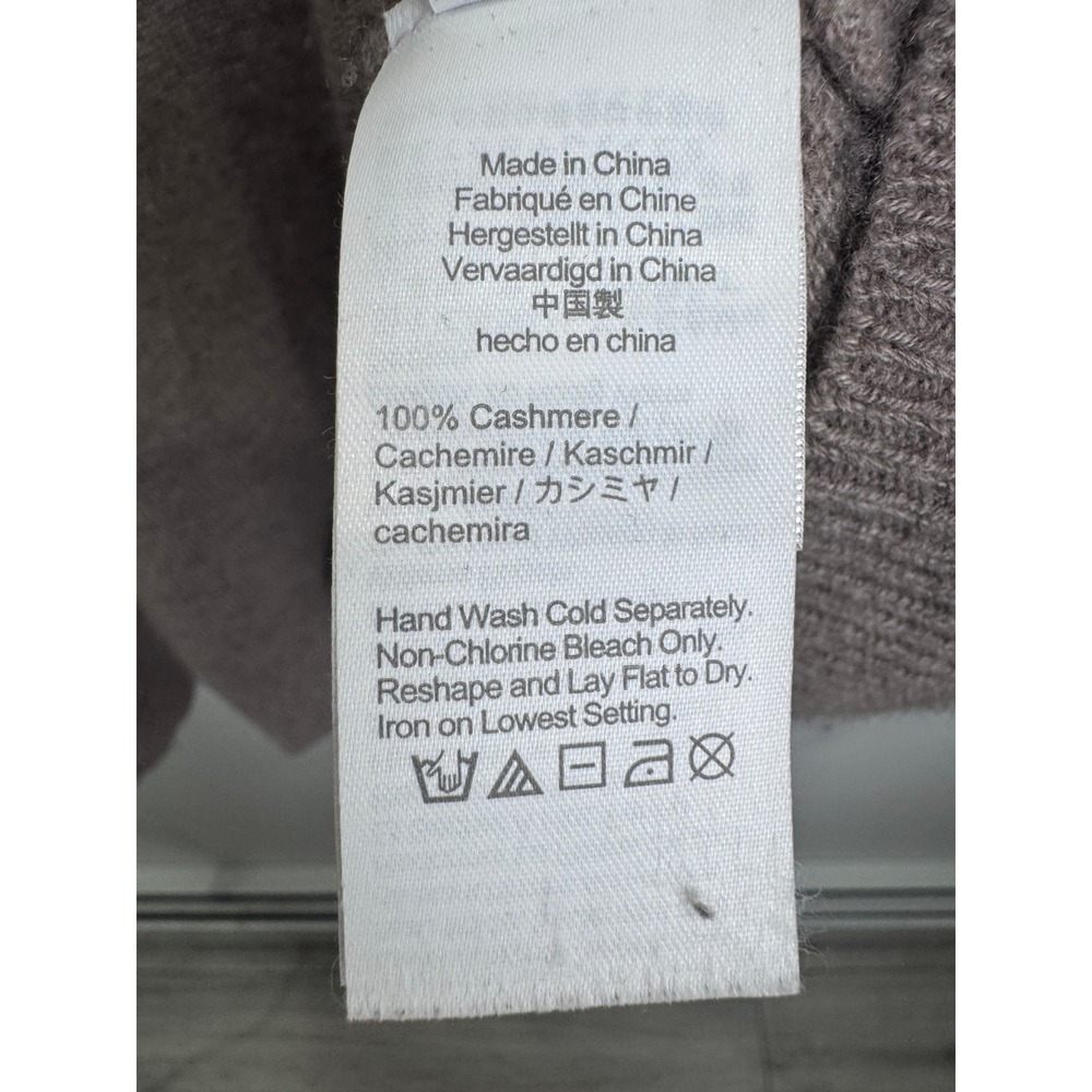 J.Crew Men Brown Cashmere Crewneck Sweater CB520 Medium - Picture 4 of 7